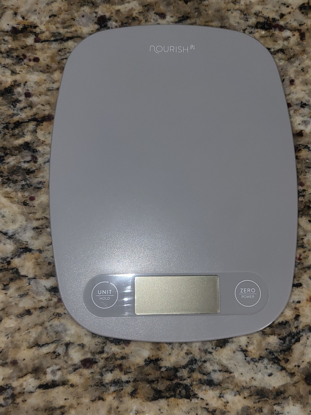 Nourish Digital Kitchen Scale in Light Gray